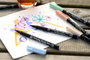 Sakura Koi Coloring Brush Pen Set Sweets de 6 colores